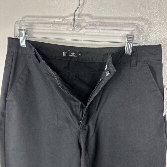 Volcom Women's 32 SO Chickie High-Rise Pant Black NWT Inseam 27" - Picture 5 of 11